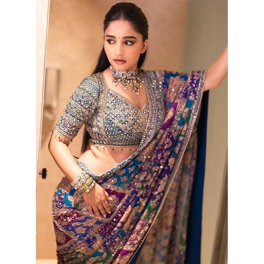 Party Wear - Chinon Silk Sarees BM27