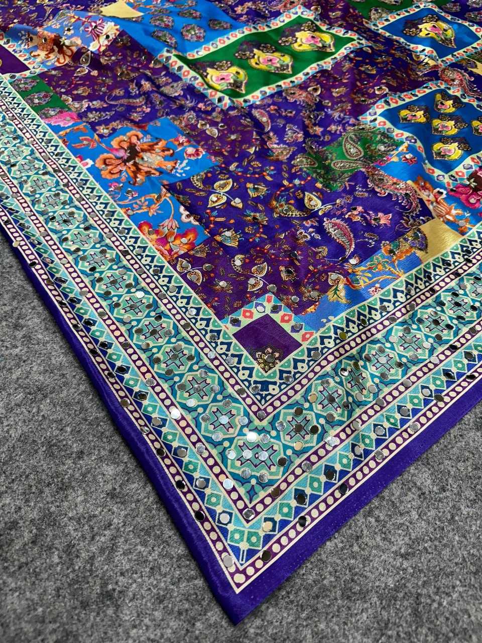 Party Wear - Chinon Silk Sarees BM27