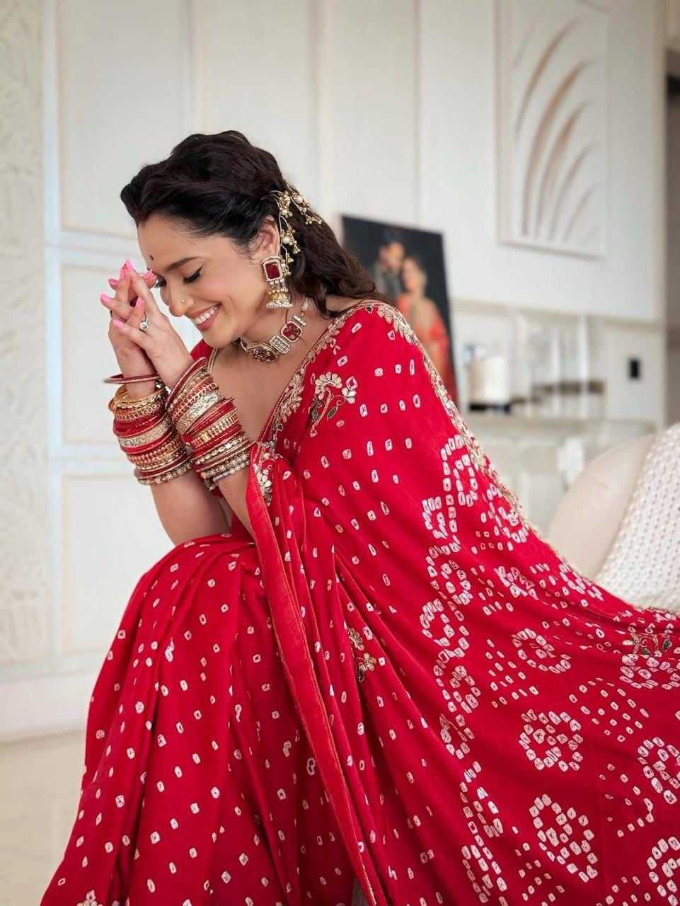 Hand Work- Gajji Silk Sarees BM28