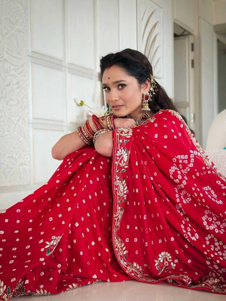 Hand Work- Gajji Silk Sarees BM28