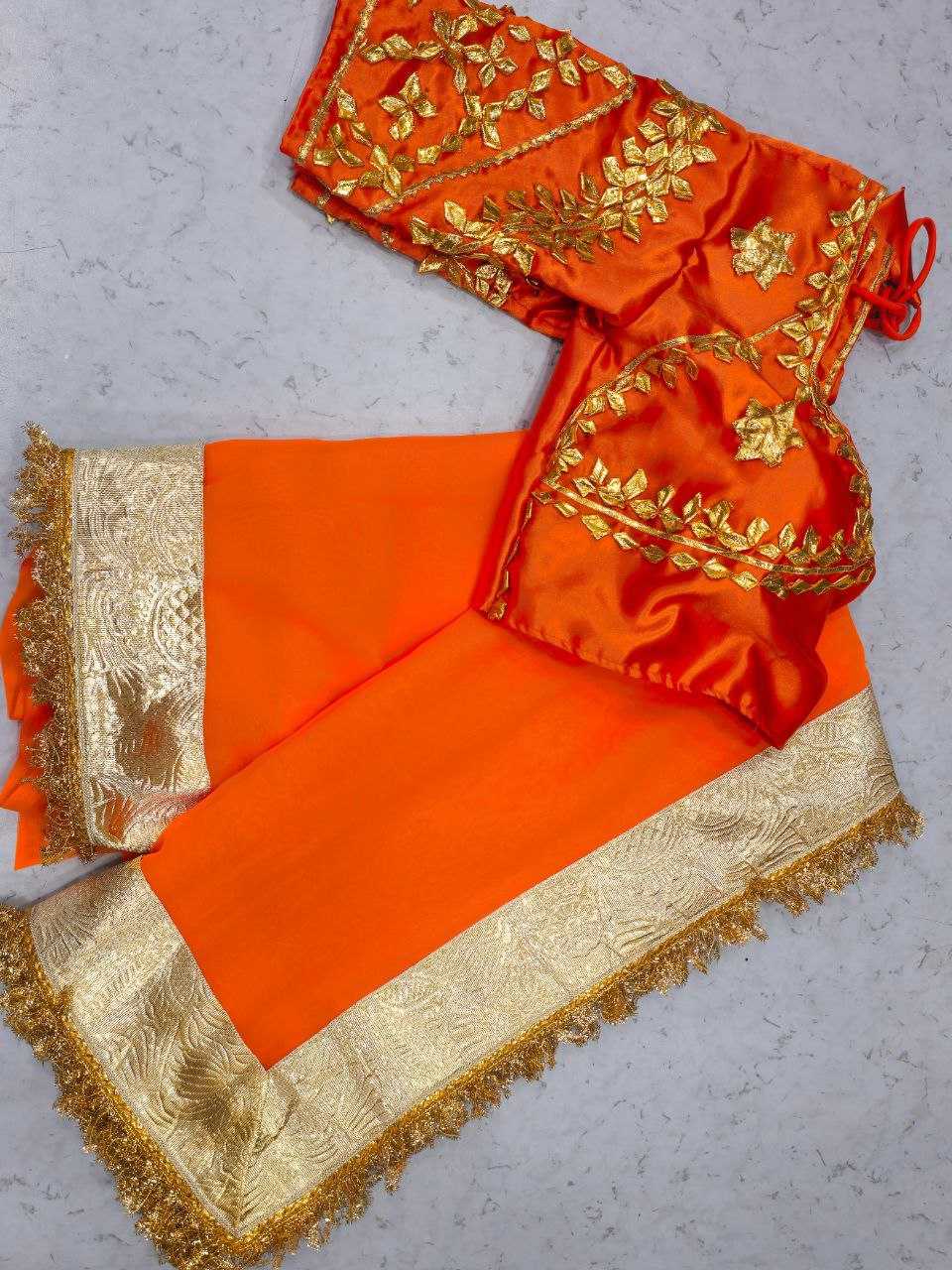 Gota Patti Sarees -  Georgette Sarees BM30