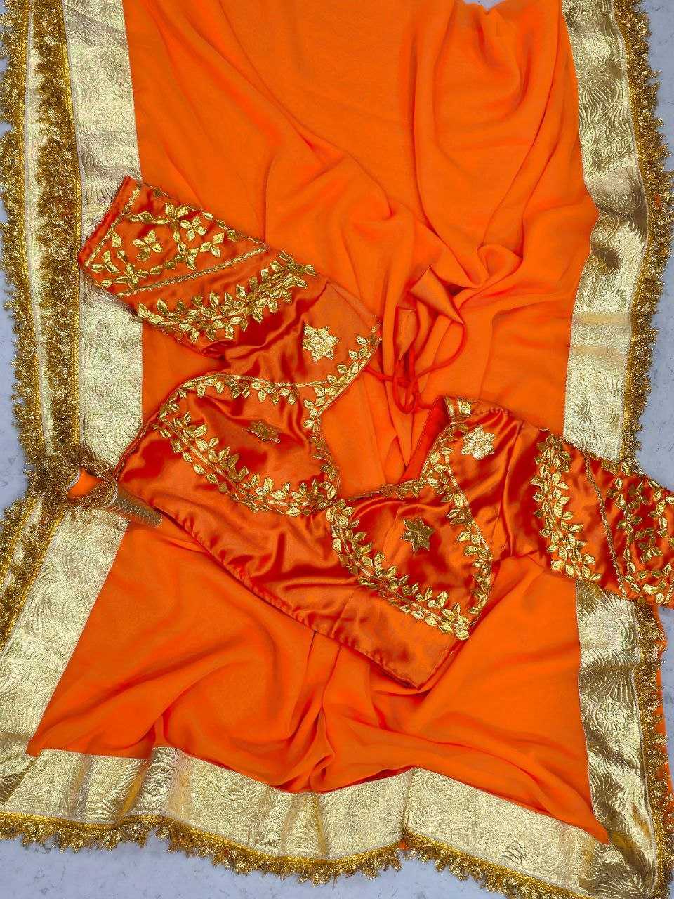 Gota Patti Sarees -  Georgette Sarees BM30