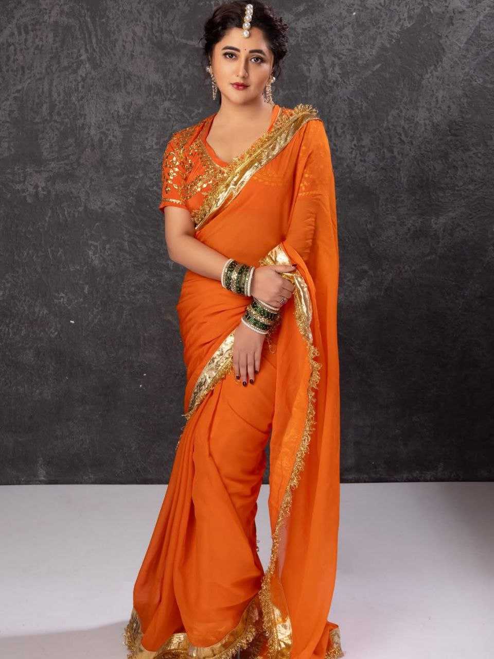 Gota Patti Sarees -  Georgette Sarees BM30