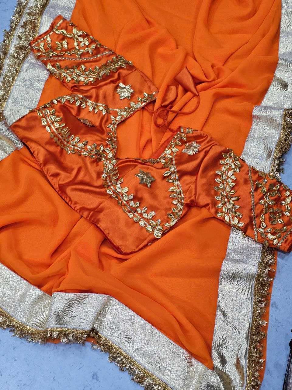 Gota Patti Sarees -  Georgette Sarees BM30