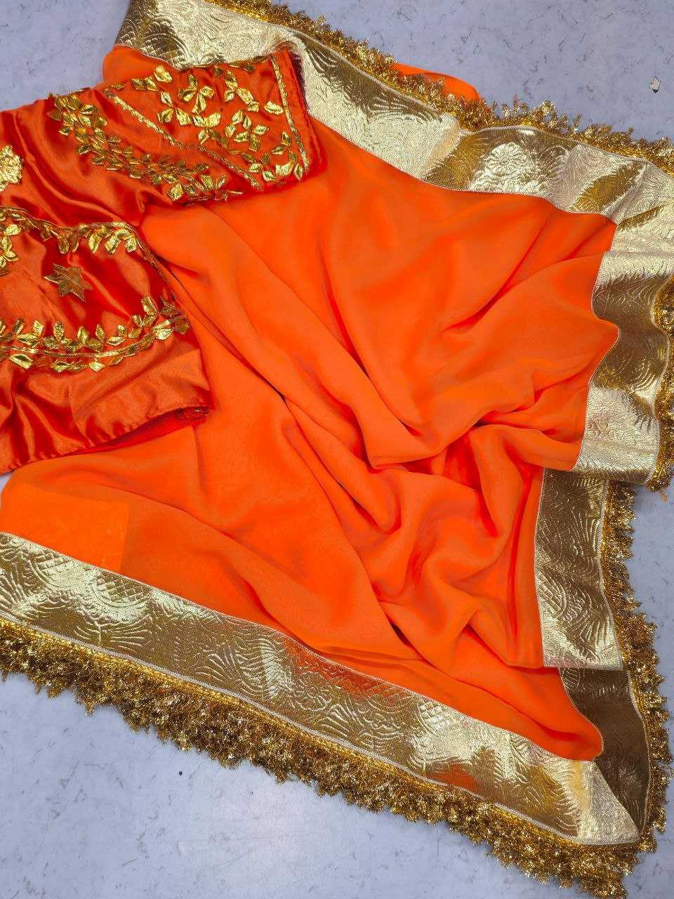 Gota Patti Sarees -  Georgette Sarees BM30
