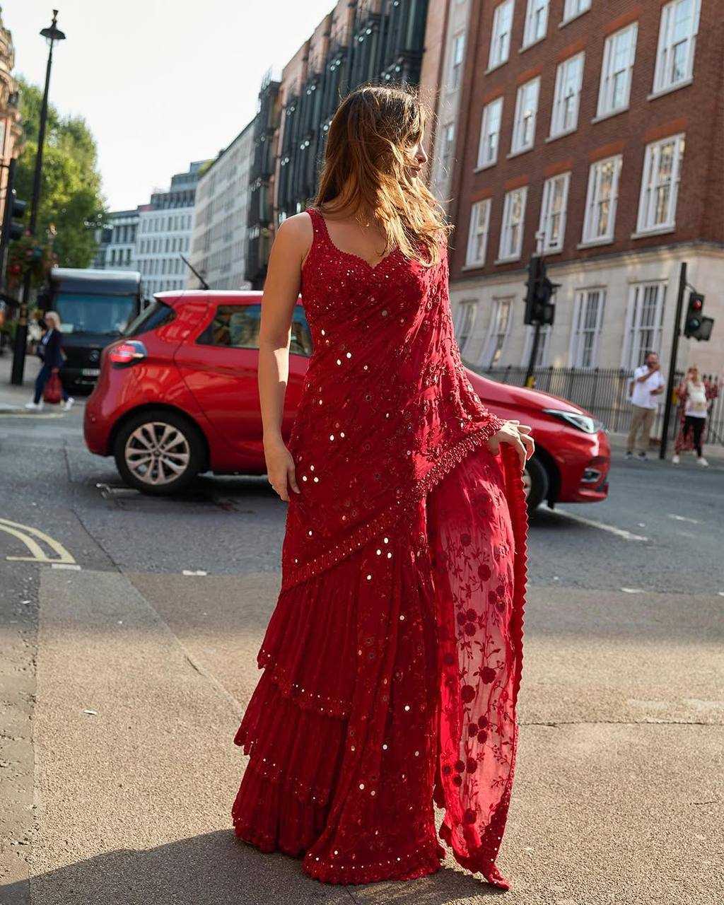 Georgette Sarees - Bollywood Collections   BM38