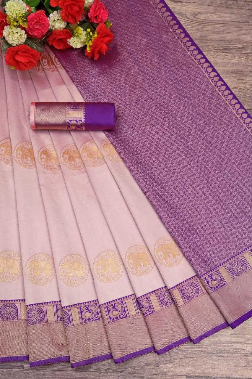 Soft Silk Sarees -  Lichi Silk BM32