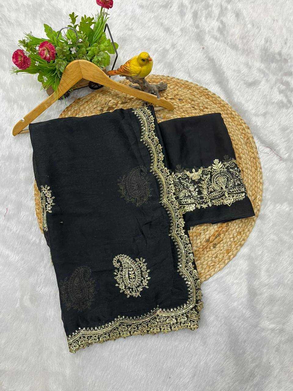 Rangoli Silk -  Cutwork Saree Silk  BM35