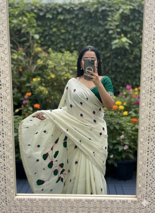 Ynf Rangoli Silk saree BM11