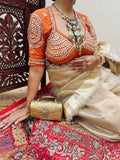 Gota Patti Sarees -  Satin Sarees BM29
