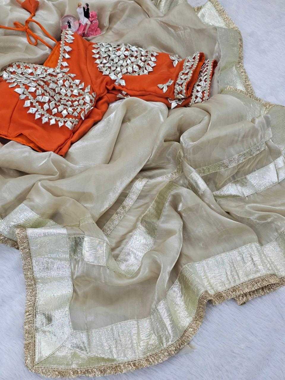 Gota Patti Sarees -  Satin Sarees BM29