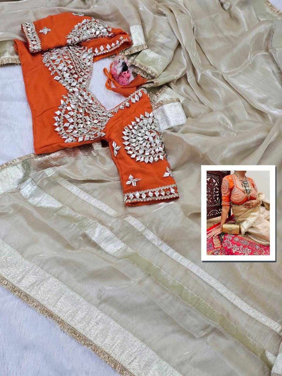 Gota Patti Sarees -  Satin Sarees BM29