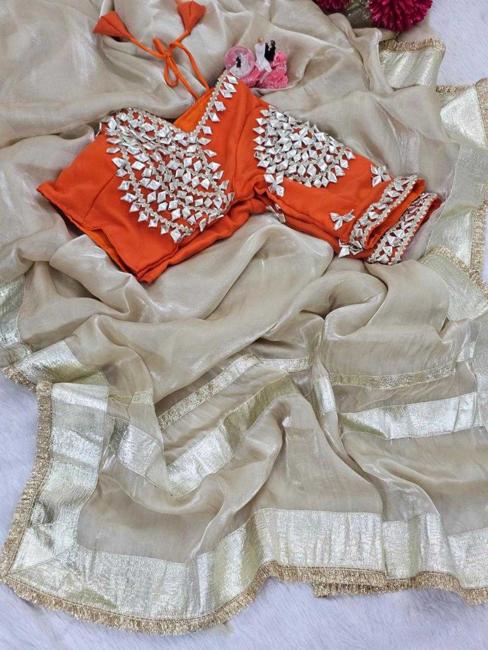 Gota Patti Sarees -  Satin Sarees BM29
