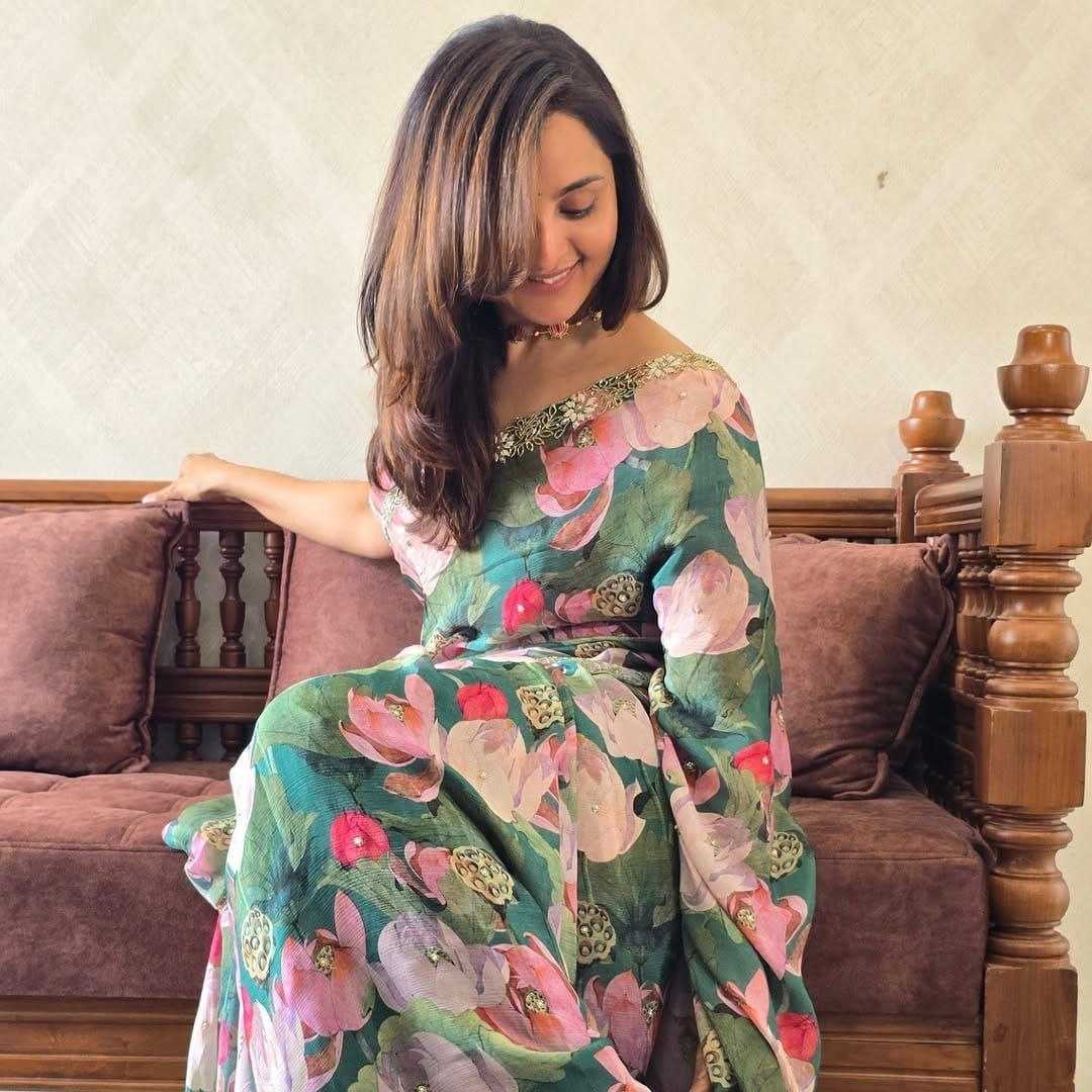 Soft Chinon Saree Bollywood BM15