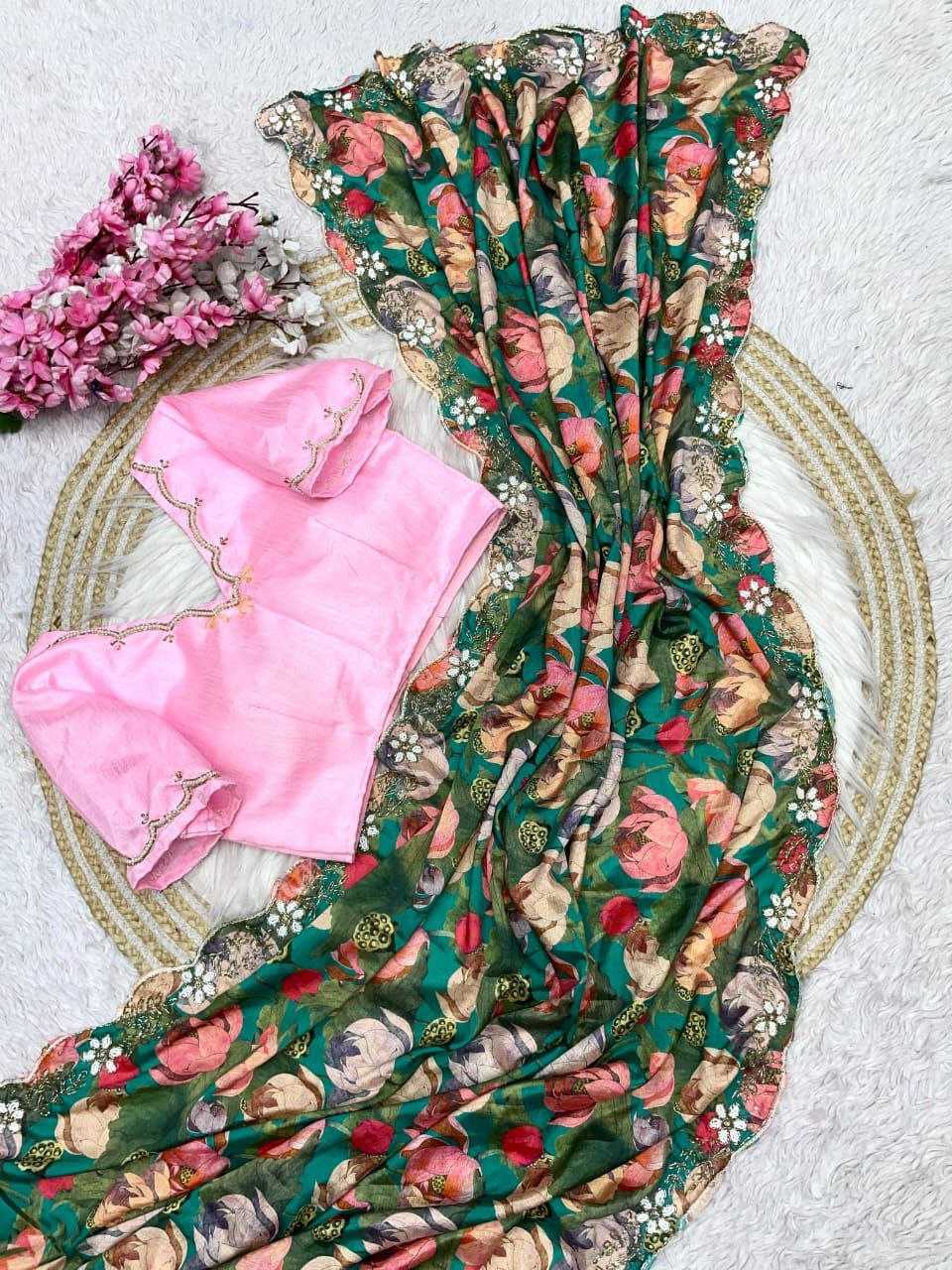 Soft Chinon Saree Bollywood BM15