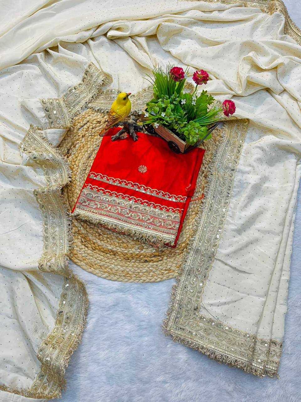 Embroidered Sarees -  Soft Smooth  BM34