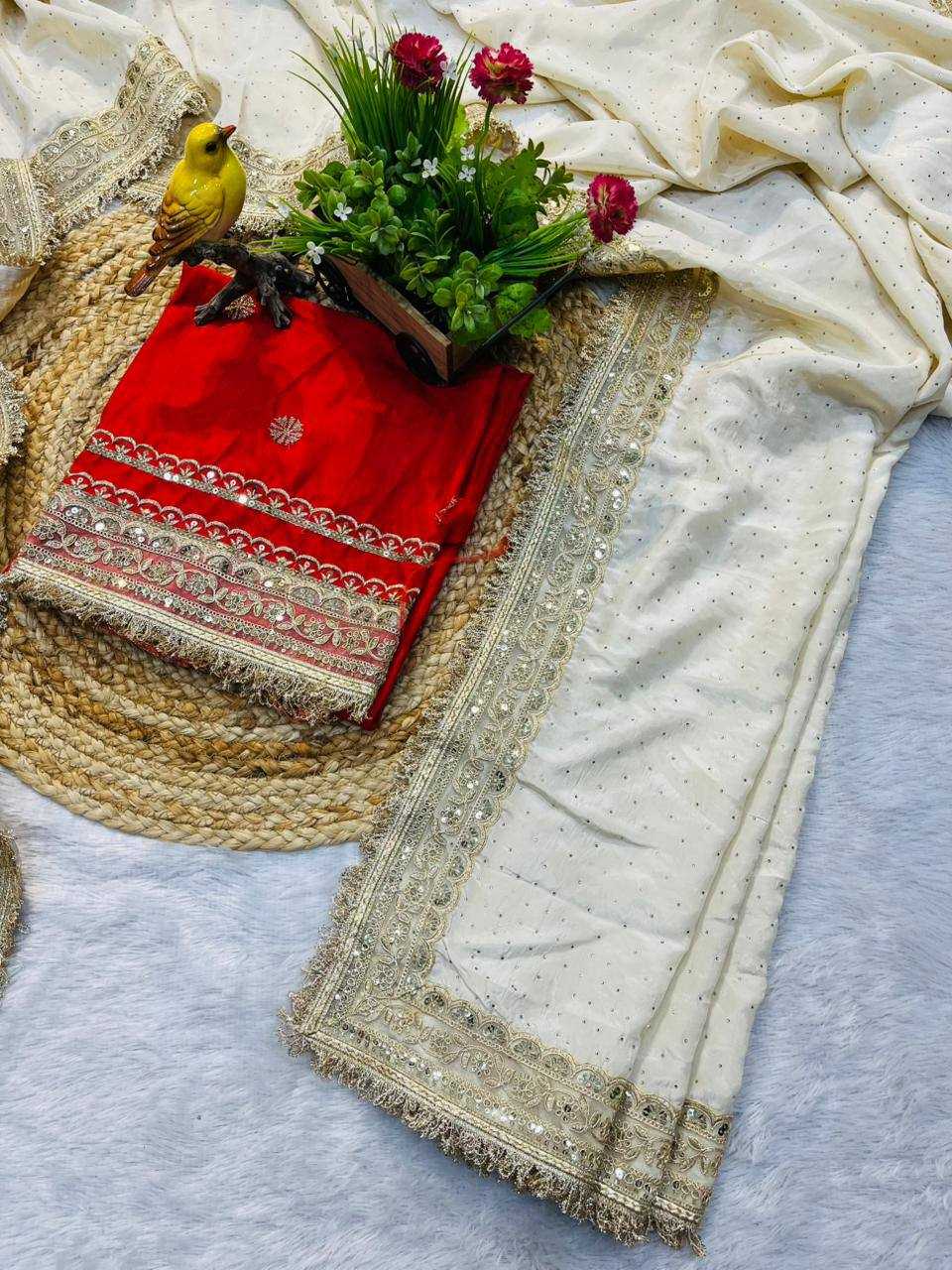 Embroidered Sarees -  Soft Smooth  BM34