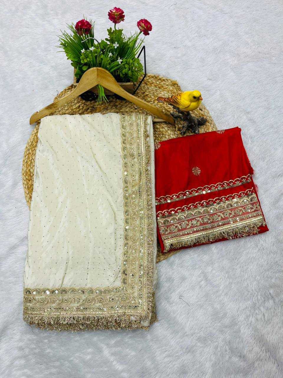 Embroidered Sarees -  Soft Smooth  BM34