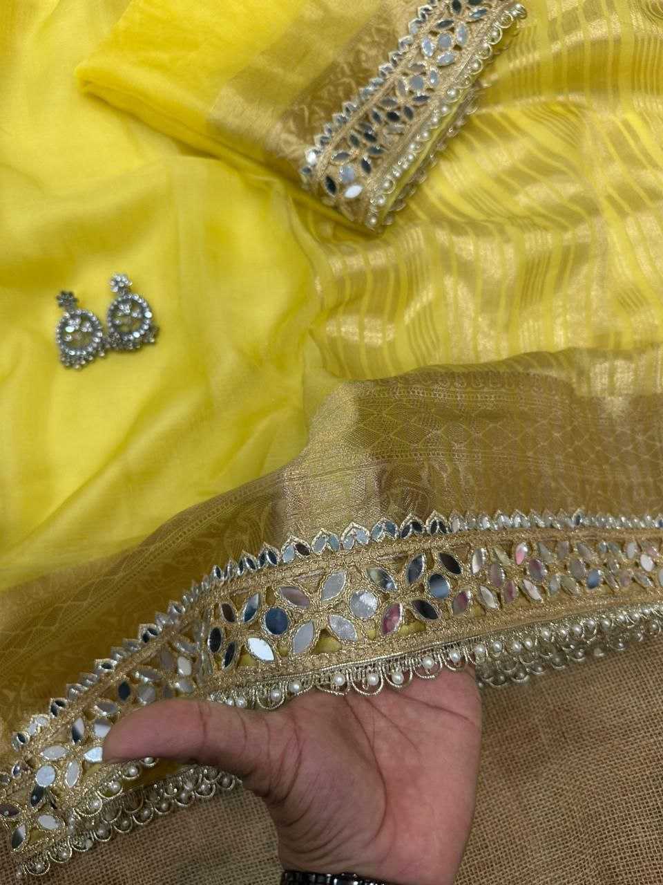 Soft Tissue Organza Sarees BM20