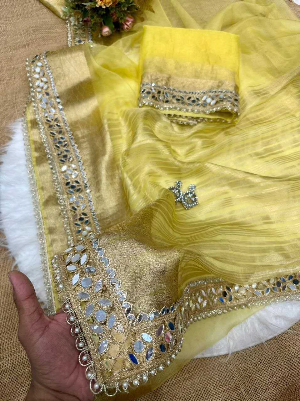 Soft Tissue Organza Sarees BM20