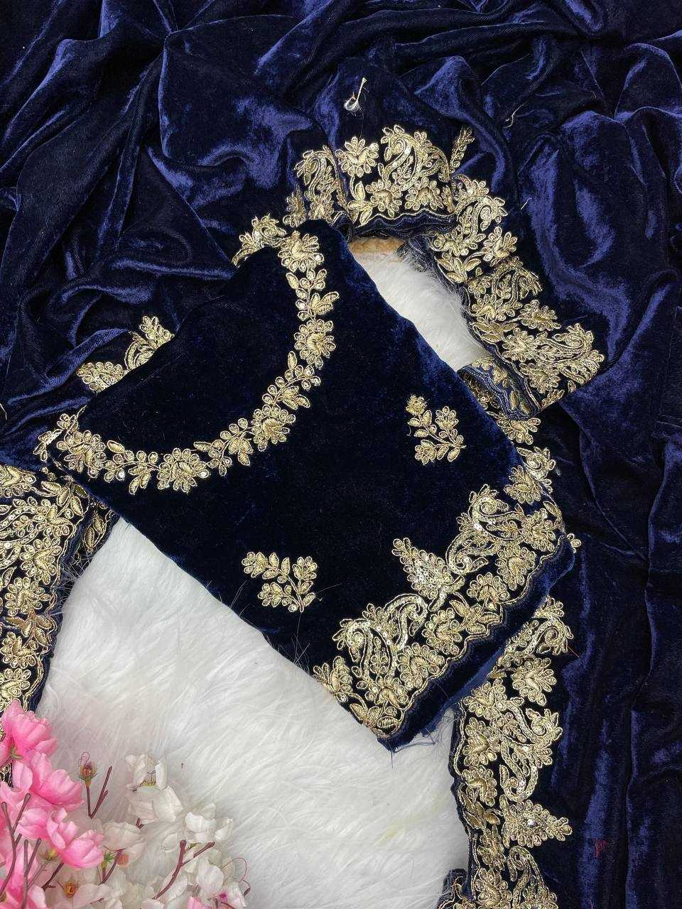 Velvet  Saree Bollywood BM14