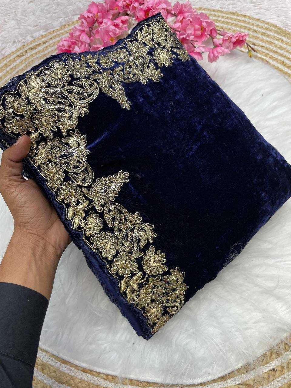 Velvet  Saree Bollywood BM14